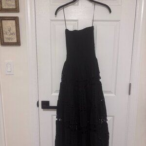 Strut & Bolt Strapless Eyelet Dress